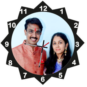 Zigzag Acrylic Wall Clock 3